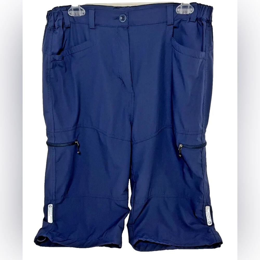Aerotech Designs Cycle Multi Sport Active Wear Capris Knickers Cargo Blue Women